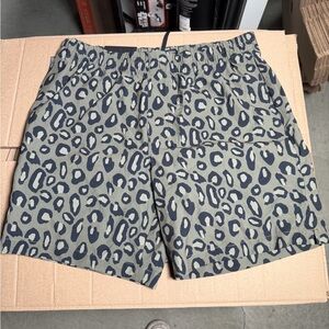 Banana Republic Olive and Navy Hybrid Shorts